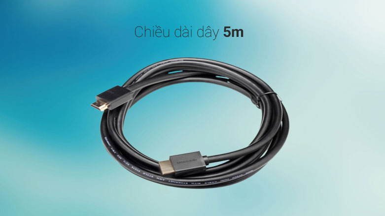 Cáp HDMI 1.4 Ugreen 10109 5m | Chân cắm mạ vàng 24k
