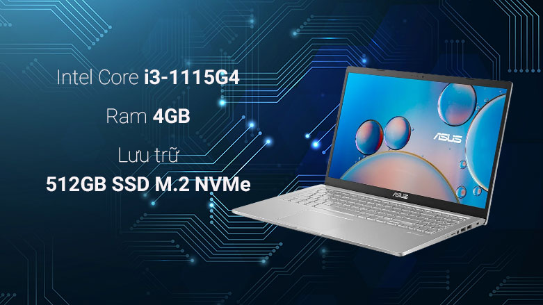 Asus Vivobook i3 trang bị cổng kết nối đa dạng, chuẩn kết nối hiện đại 