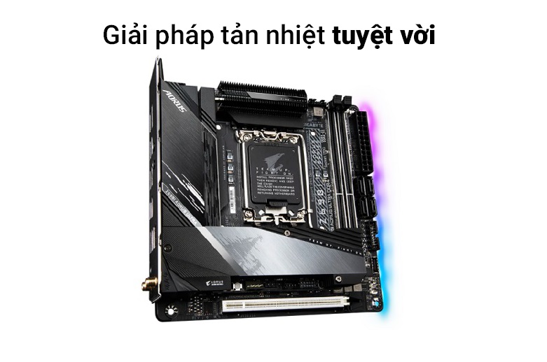 Bo mạch chính/ Mainboard Gigabyte Z690I A ULTRA DDR4 | Giải pháp tản nhiệt tuyệt vời