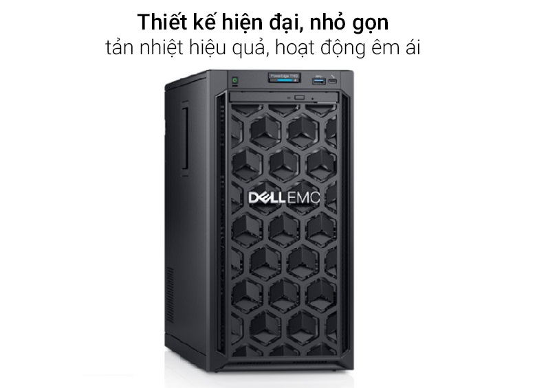 Máy chủ Server Dell PowerEdge T140 (42DEFT140-802) | Thiết kế hiện đại, nhỏ gọn