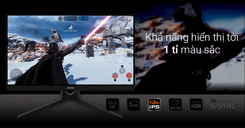 Màn hình Gigabyte Aorus 27" FI27Q| Màn hình phẳng rộng
