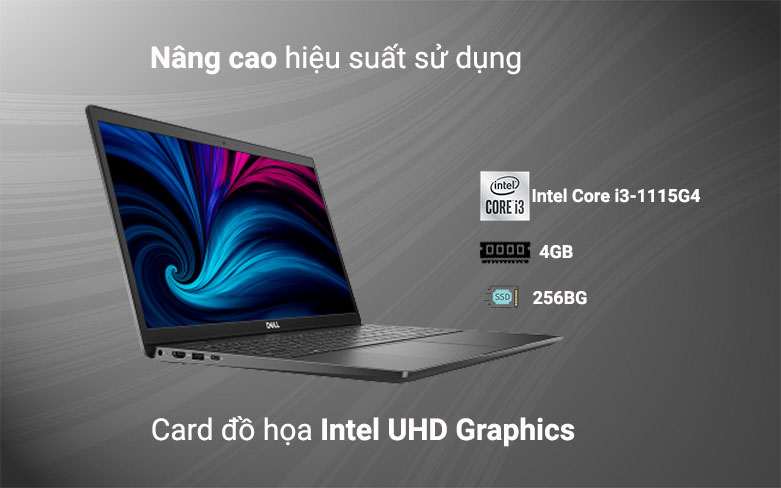 Máy tính xách tay/ Laptop Dell Latitude 3520 (3520-70251603) (i3-1115G4) | Nâng cao hiệu suất sử dụng