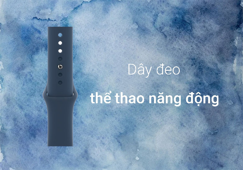 Apple Watch Series 7 GPS + Cellular, 45mm Blue | Dây đeo thể thao năng động
