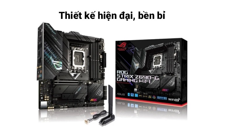 Mainboard ASUS ROG STRIX Z690-G GAMING WIFI Thiết kế hiện đại bền bỉ