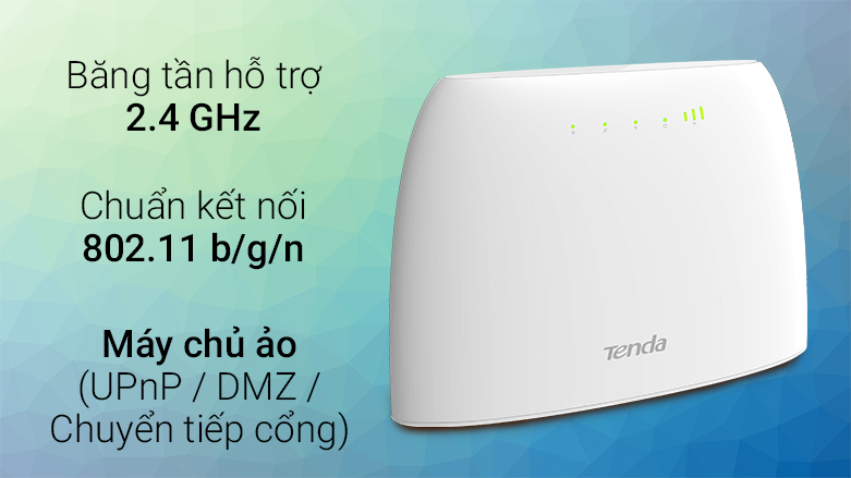 thiết bị phát wifi 4G Tenda 4G03 | Băng tần hỗ trợ cao