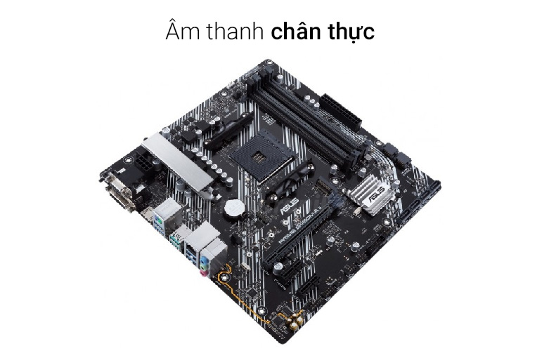 mainboard Asus PRIME B450M-A II| Âm thanh chân thực '