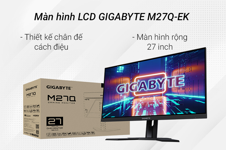 Màn hình LCD 27'' GIGABYTE M27Q-EK| Màn hình LCD