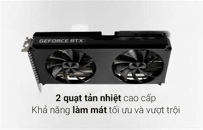 Card màn hình Gainward RTX3060Ti | 2 quạt tản nhiệt cao cấp