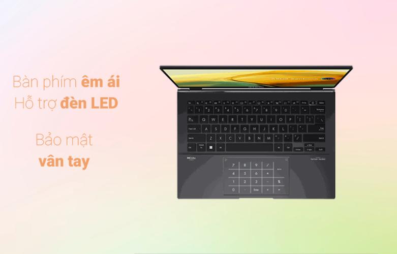 Laptop ASUS Zenbook UM3402YA - Bàn phím êm ái