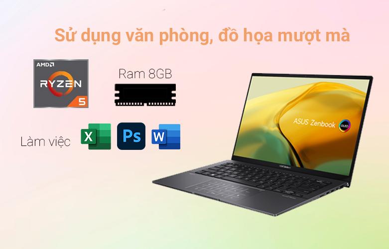 Laptop ASUS Zenbook UM3402YA-KM074W | Đồ họa mượt mà
