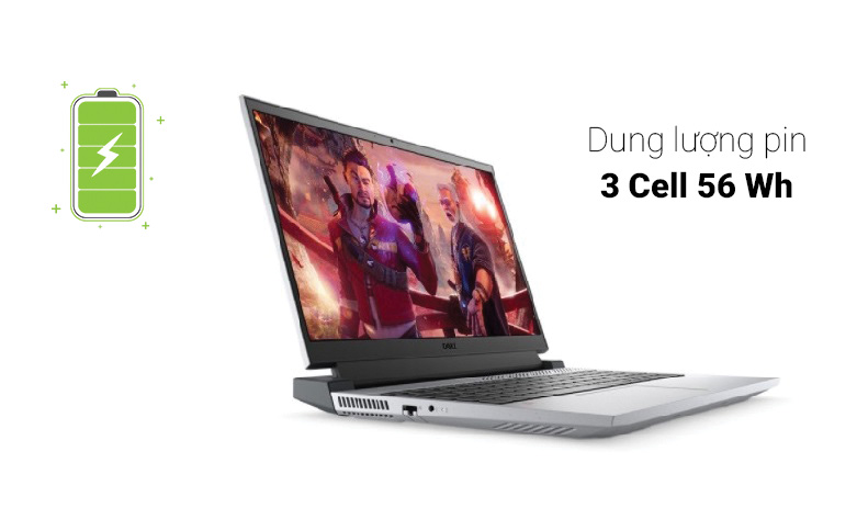 Máy tính xách tay/ Laptop Dell Gaming G15 5515 (5515-P105F004DGR) | Đa dạng kết nối