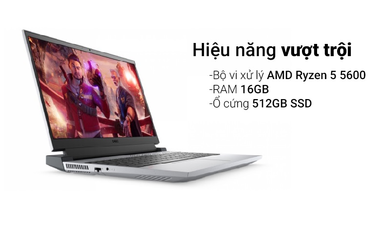 Máy tính xách tay/ Laptop Dell Gaming G15 5515 (5515-P105F004DGR)| Hiệu năng vượt trội