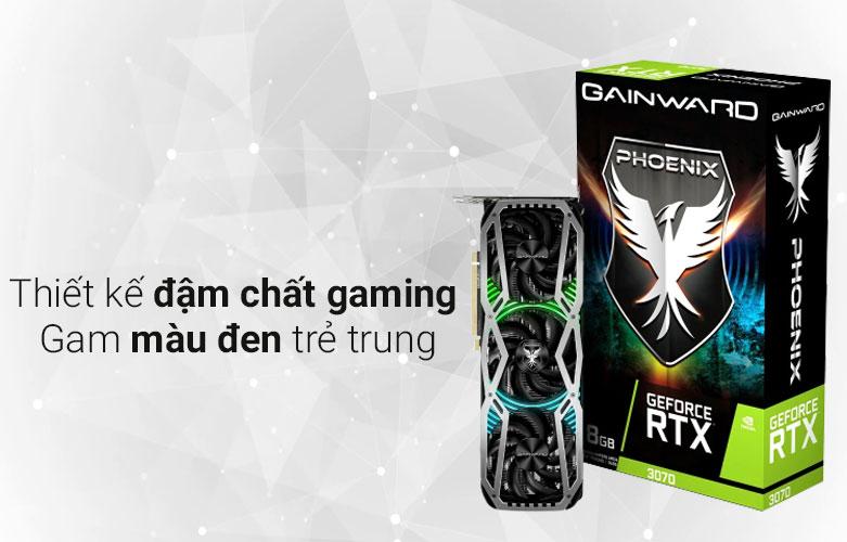 Card màn hình Gainward RTX3070 PHOENIX 8GB GDDR6 | Thiết kế đậm chất gaming