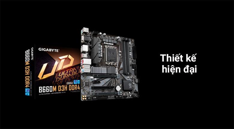 Bo mạch chính Gigabyte B660M D3H DDR4 - Thiết kế hiện đại