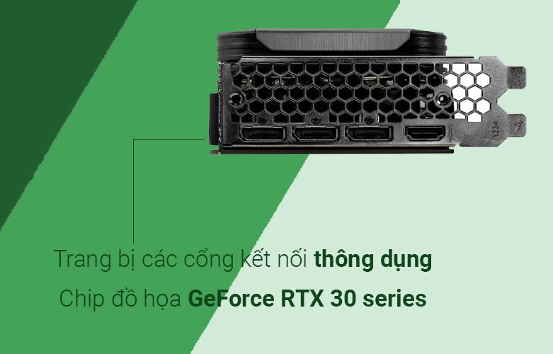 Card màn hình Gainward RTX3080 PHOENIX | Trang bị kết nối thông dụng