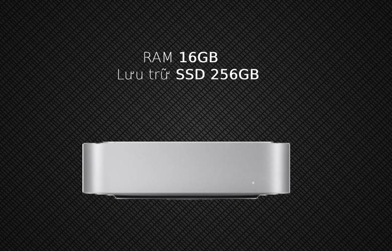 Máy tính để bàn/ PC Mac Mini 2020 Z12N000B8 (M1/16GB/SSD256GB) (Bạc) | CPU Apple M1