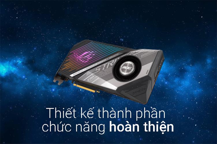 Card màn hình/ VGA ASUS ROG Strix LC Radeon™ RX 6900 XT | Thiết kế thành phần chức năng hoàn thiện
