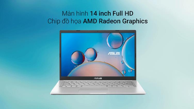 Máy tính xách tay/ Laptop Asus D415DA-EK852T (AMD Ryzen 3 3250U) (Bạc) | Màn hình Full HD