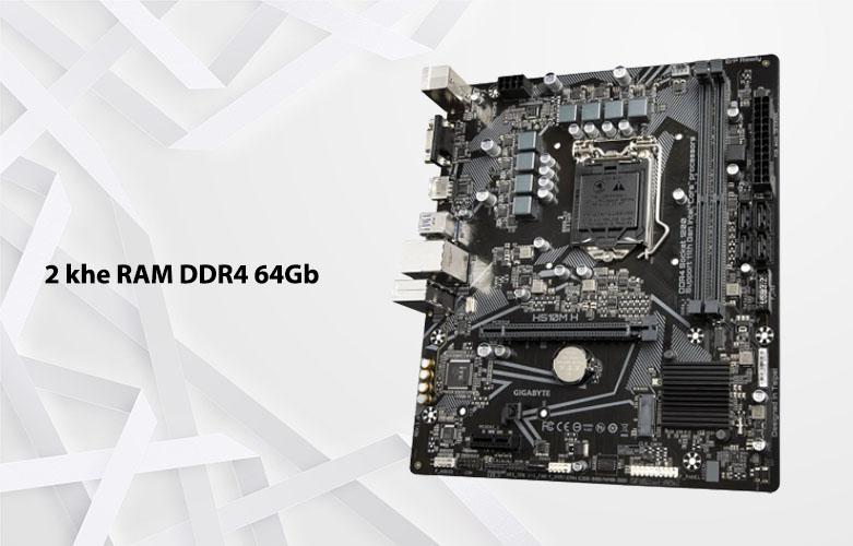 Bo mạch chủ/ Mainboard GIGABYTE H510M-H | Lưu trữ đa dạng