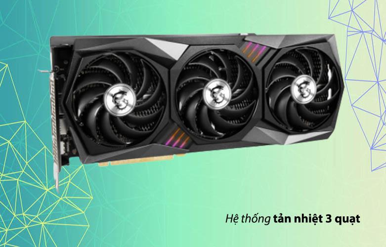 MSI GeForce RTX 3080 Ti GAMING X TRIO | Hệ thống tản nhiệt 3 quạt