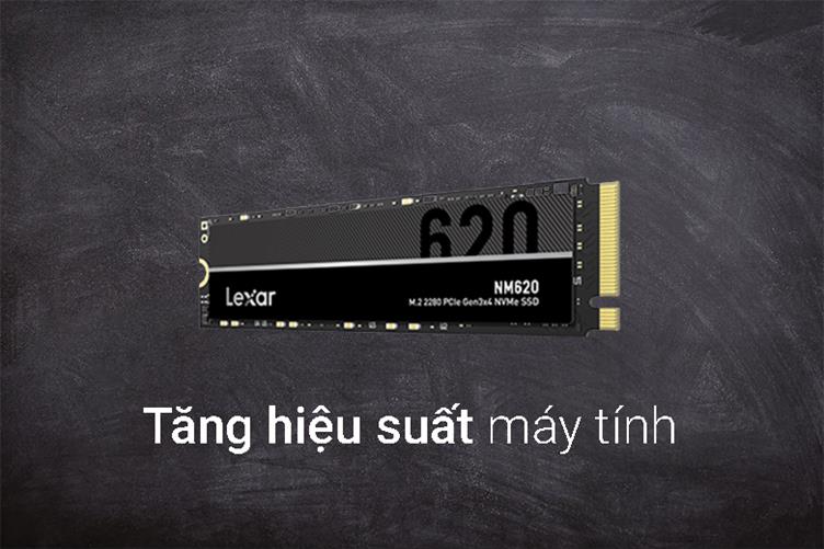 Ổ cứng SSD Lexar LNM620 512G M.2 Nvme PCIe Gen3x4 - LNM620X512G | Tăng hiệu suất máy tính