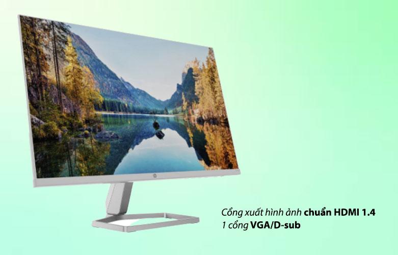 Màn hình LCD HP 23.8'' M24FW| Trang bị cổng kết nối hiện đại 