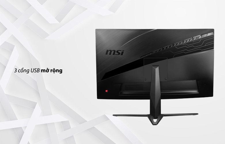 Màn hình LCD MSI 23.6'' OPTIX MAG241C ( 1920 x 1080,VA, 144Hz,1ms) | 3 cổng USB mở rộng