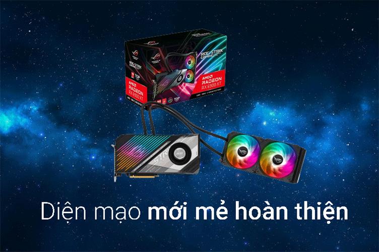 Card màn hình/ VGA ASUS ROG Strix LC Radeon™ RX 6900 XT | Diện mạo mới mẻ hoàn thiện