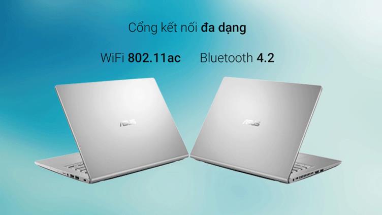 Máy tính xách tay/ Laptop Asus D415DA-EK852T (AMD Ryzen 3 3250U) (Bạc) | Cổng kết nối đa dạng