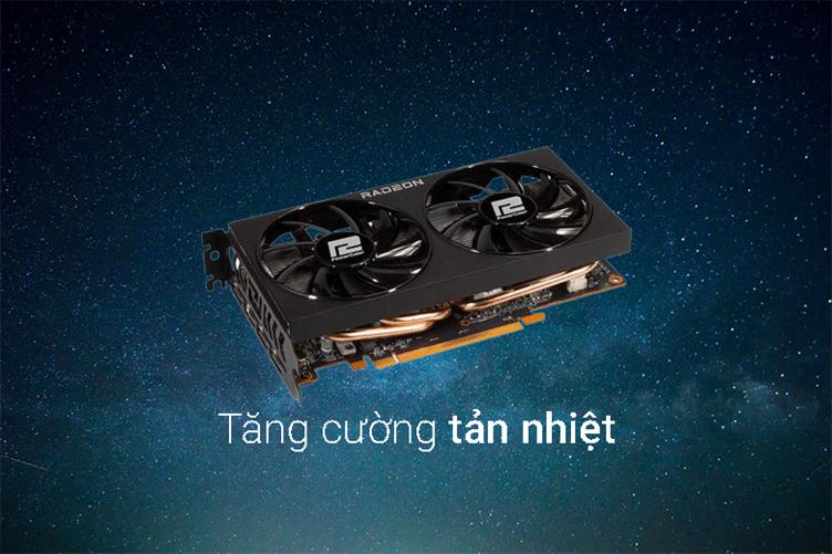 Card màn hình/ VGA Powercolor Fighter AMD Radeon™ RX 6600 8GB GDDR6 | Tăng cường tản nhiệt