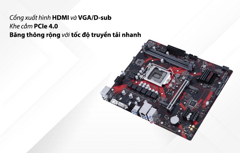 Bo mạch chính/ Mainboard ASUS EX-B560M-V5 | Băng thông rộng với tốc độ truyền nhanh