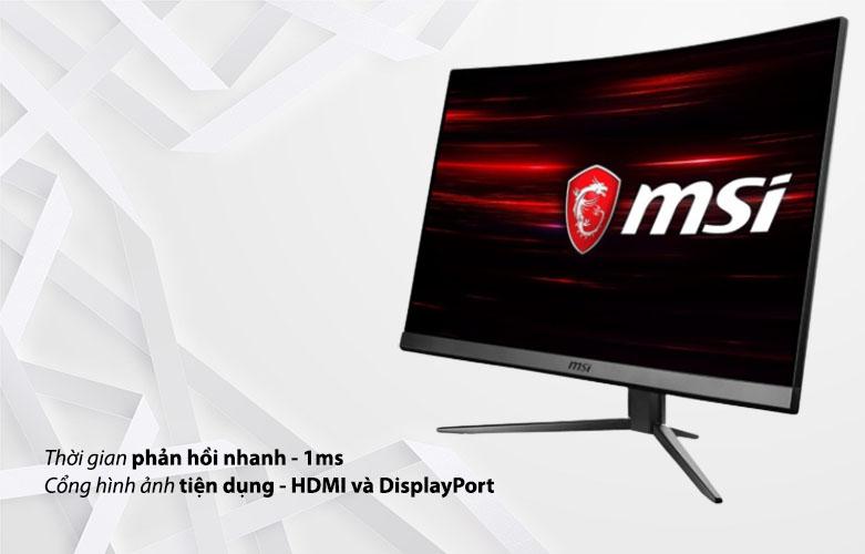 Màn hình LCD MSI 23.6'' OPTIX MAG241C ( 1920 x 1080,VA, 144Hz,1ms) | Thời gian phản hồi nhanh