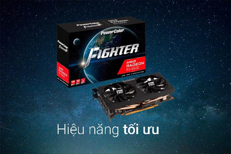 Card màn hình/ VGA Powercolor Fighter AMD Radeon™ RX 6600 8GB GDDR6 | Hiệu năng tối ưu