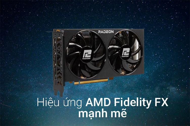 Card màn hình/ VGA Powercolor Fighter AMD Radeon™ RX 6600 8GB GDDR6| Hiệu ứng mạnh mẽ