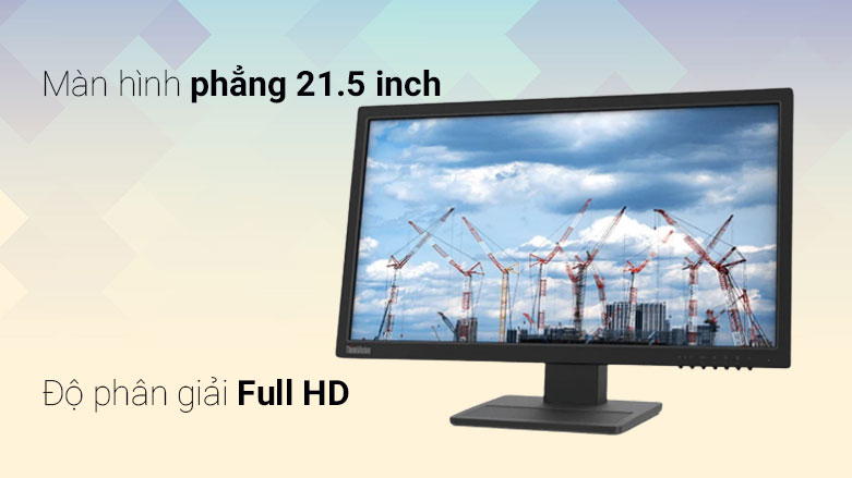 Màn hình LCD Lenovo 21.5'' E22-20 | Độ phân giải Full HD