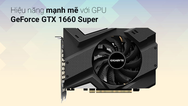 Card màn hình/ VGA Gigabyte GeForce GTX 1660 Super Mini iTX 6G | Hiệu năng mạnh mẽ với GPU