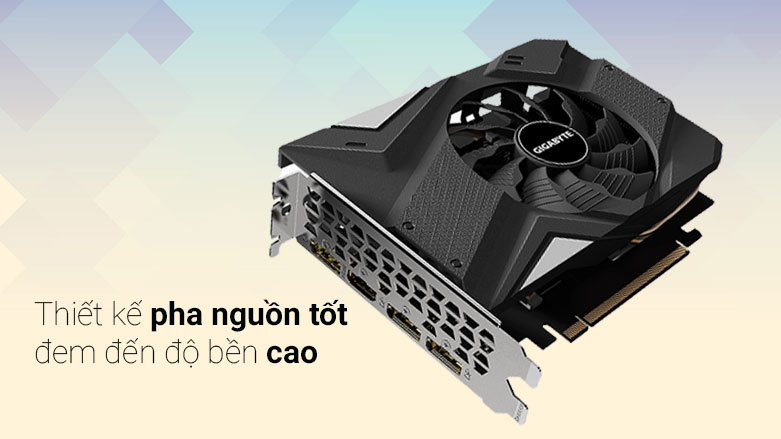 Card màn hình/ VGA Gigabyte GeForce GTX 1660 Super Mini iTX 6G | Thiết kế pha nguồn tốt