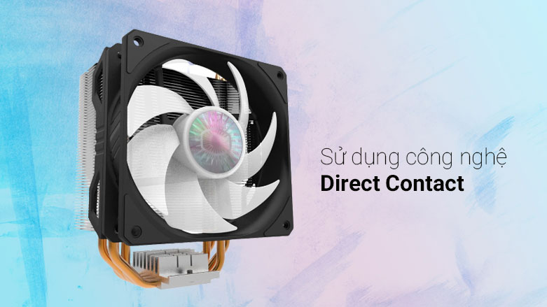 Quạt CPU CM Hyper 212 Spectrum V2 | Sử dụng công nghệ Direct Contact