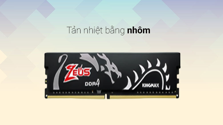 Ram Kingmax 16GB DDR4-3200 HEATSINK (Zeus) | Tản nhiệt bằng nhôm
