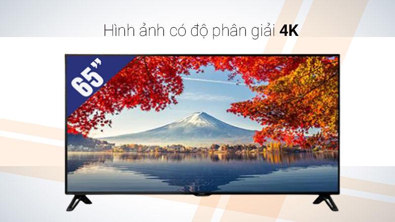 Android Tivi Sharp 4K 65 inch 4T-C65CK1X | Độ phân giải 4k