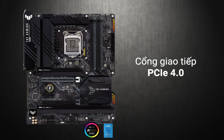 Mainboard ASUS Tuf Gaming Z590 Plus| Cổng giao tiếp 