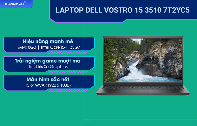Laptop Dell Vostro 15 3510 7T2YC5 | Giới thiệu