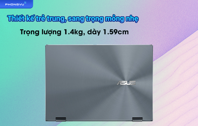 Laptop ASUS Zenbook Flip 14 UP5401ZA - KN005W | Thiết kế trẻ trung sang trọng