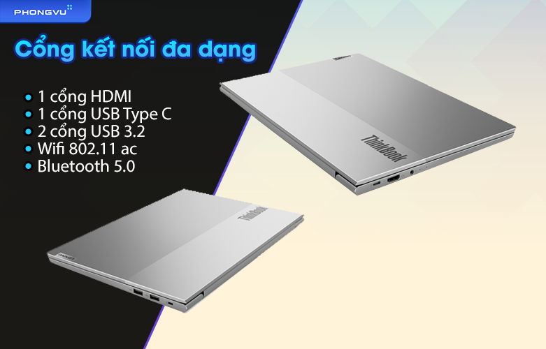 Lenovo ThinkBook 13s G3 ACN 20YA0039VN | Cổng kết nối đa dạng