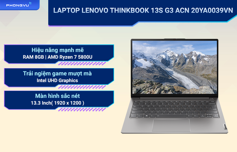 Laptop Lenovo ThinkBook 13s G3 ACN 20YA0039VN