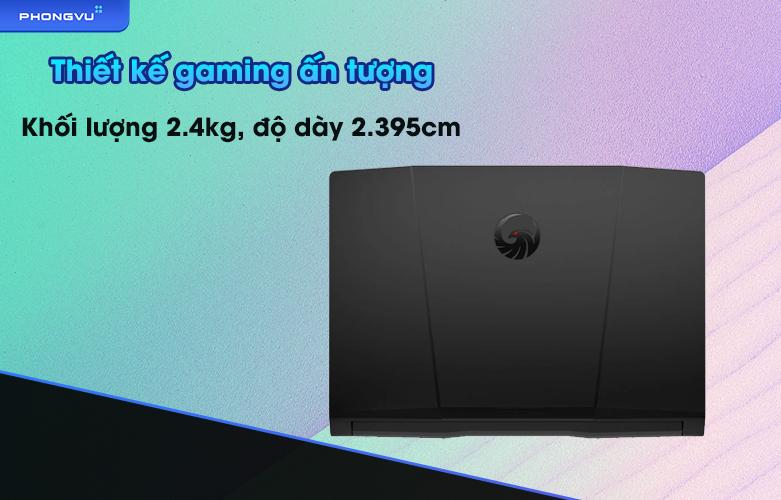 Laptop MSI Alpha 15 B5EEK 205VN | Thiết kế gaming ấn tượng