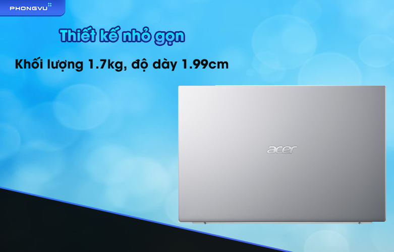 Laptop ACER Aspire 3 A315-58-54M5 NX.ADDSV.00M | Thiết kế nhỏ gọn