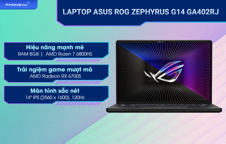 laptop ASUS ROG Zephyrus G14 GA402RJ-L8030W