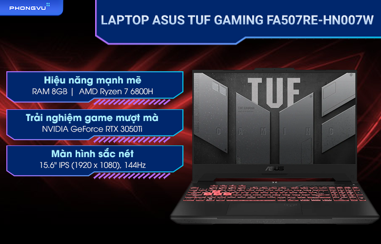 Laptop Asus TUF Gaming FA507RE-HN007W