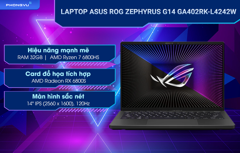 Laptop ASUS ROG Zephyrus G14 GA402RK-L4242W